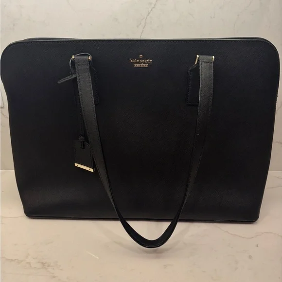 kate spade | Bags | Kate Spade Black Textured Leather Bag  display picture 3